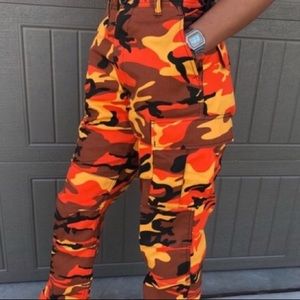 Rothco orange camo pants